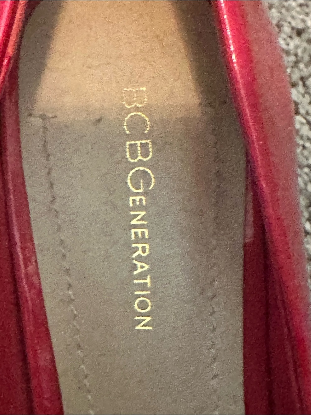 BCBGeneration Red Pointed-Toe Pumps - Picture 2 of 4